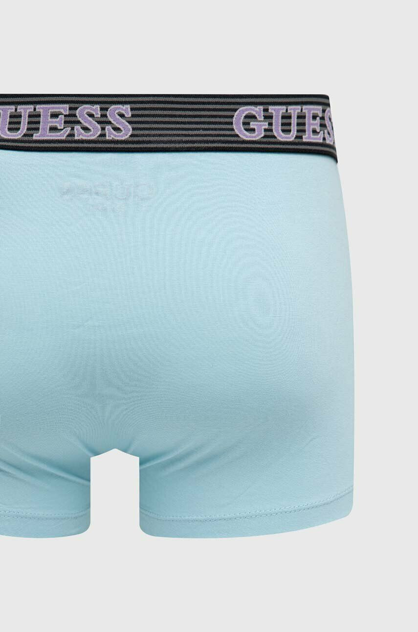 Guess Boxerky 3-pack pánské fialová barva - Pepit.cz