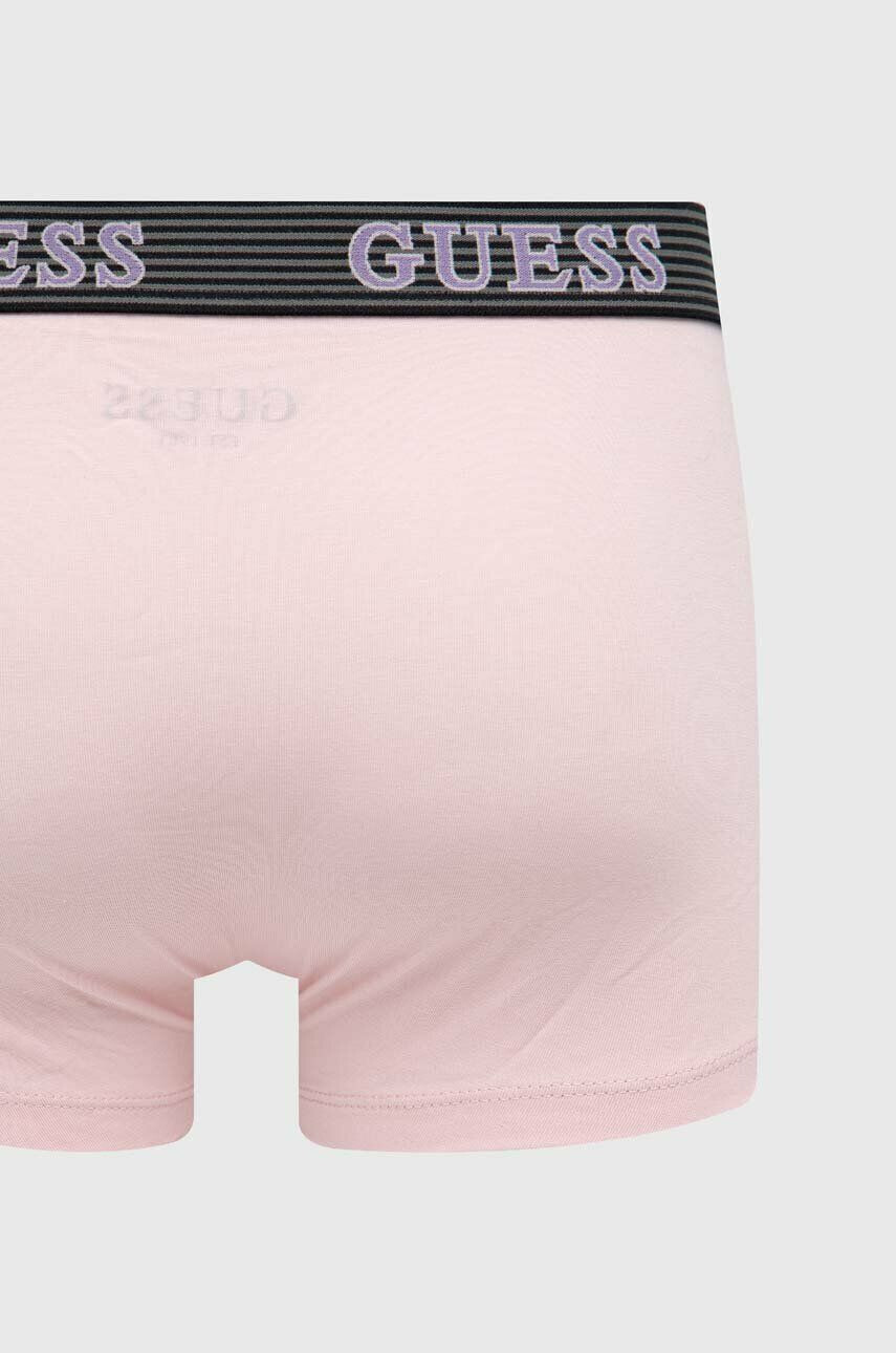 Guess Boxerky 3-pack pánské fialová barva - Pepit.cz