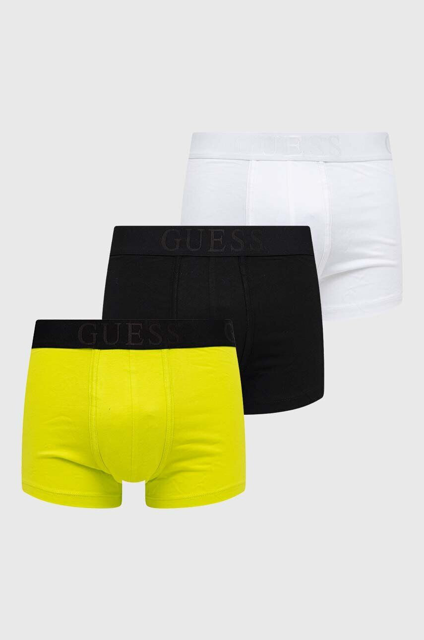 Guess Boxerky 3-pack pánské černá barva - Pepit.cz