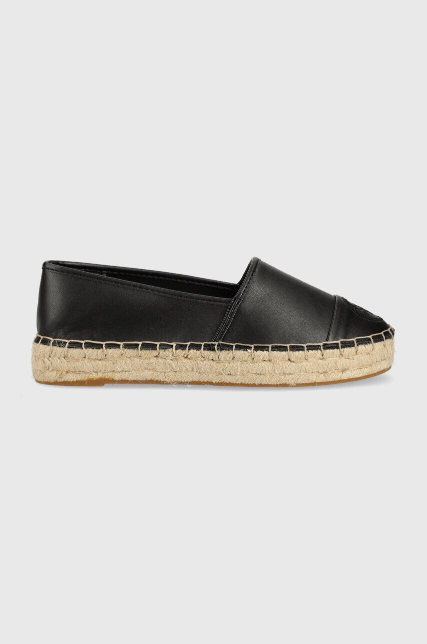 Guess Espadrilky JALEEL2 černá barva na platformě FL6J2L ELE14 - Pepit.cz