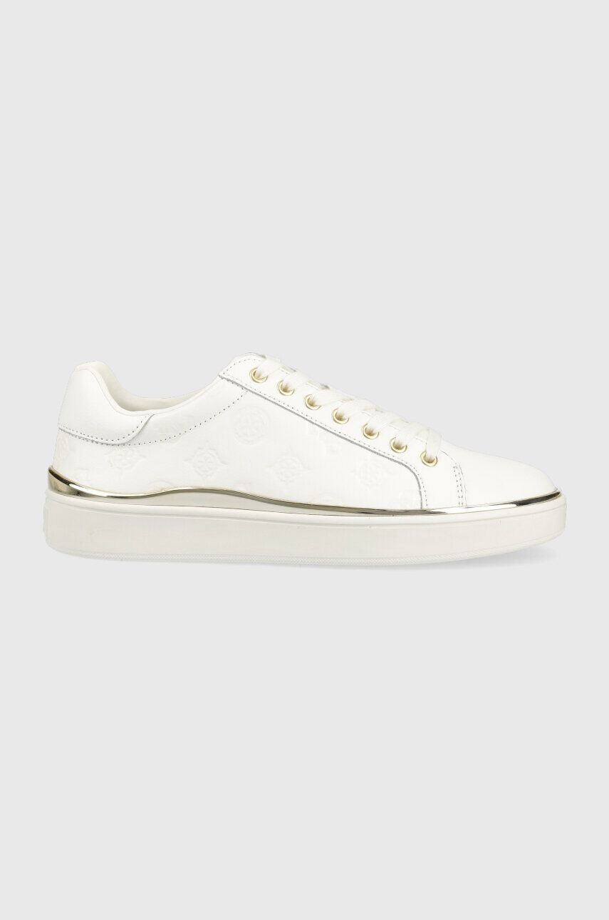 Guess Kožené sneakers boty FL7BNN FAL12 bílá barva BONNY - Pepit.cz