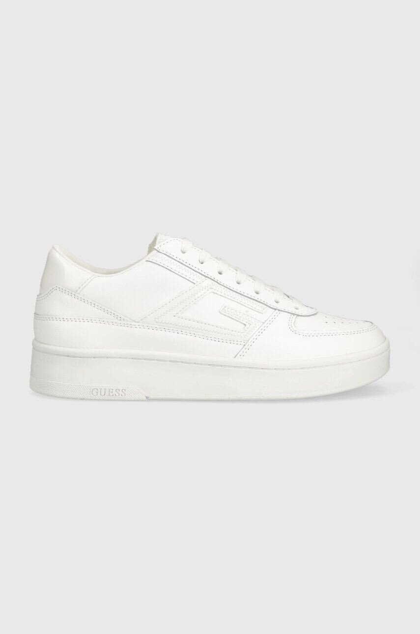 Guess Kožené sneakers boty FL7SIL LEA12 bílá barva SILINA - Pepit.cz