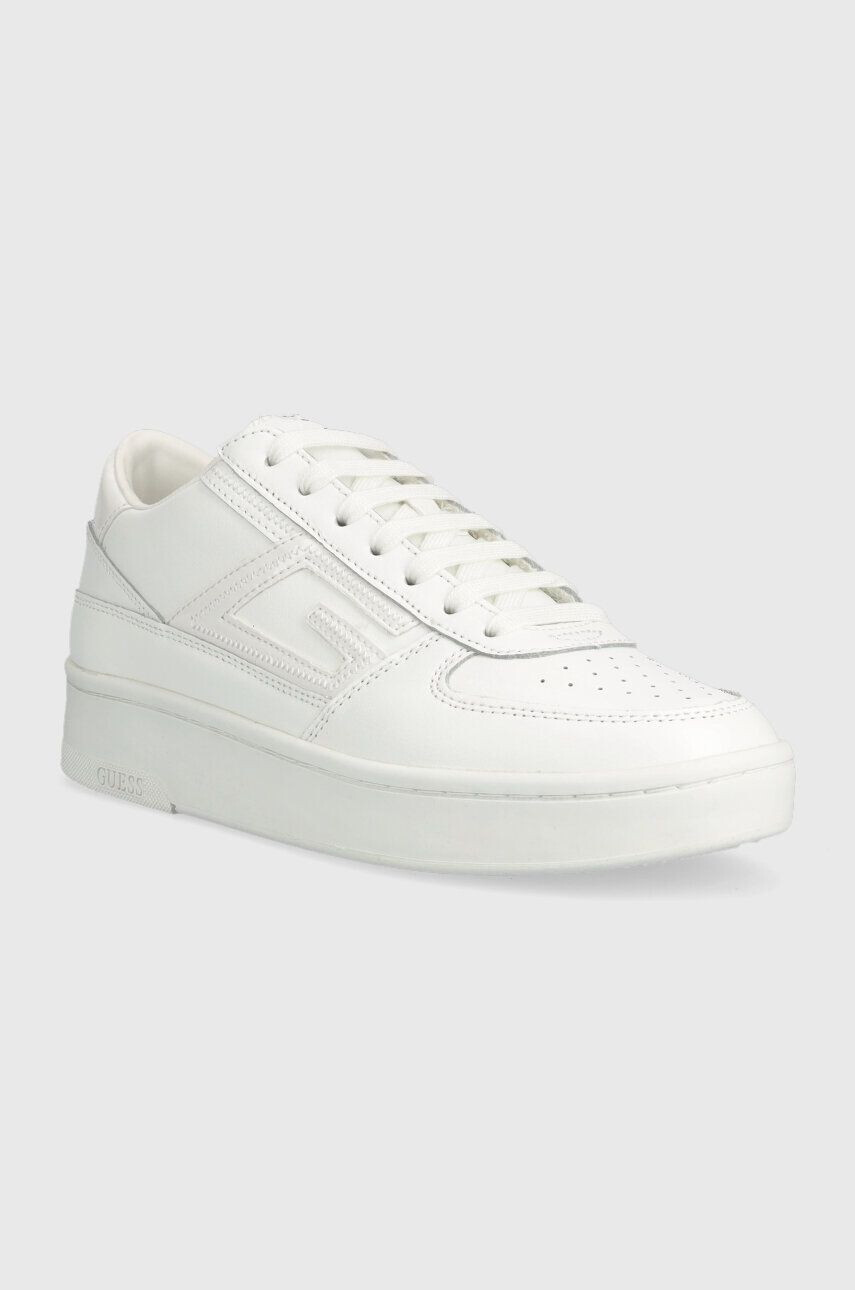 Guess Kožené sneakers boty FL7SIL LEA12 bílá barva SILINA - Pepit.cz