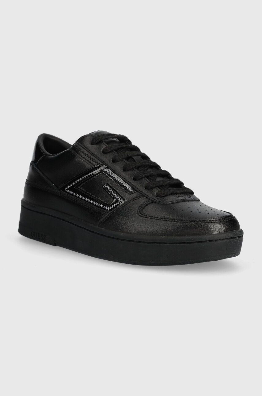 Guess Kožené sneakers boty FL7SIL LEA12 černá barva SILINA - Pepit.cz