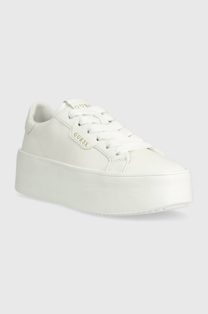 Guess Kožené sneakers boty MARILYN bílá barva FL6MRI LEA12 - Pepit.cz