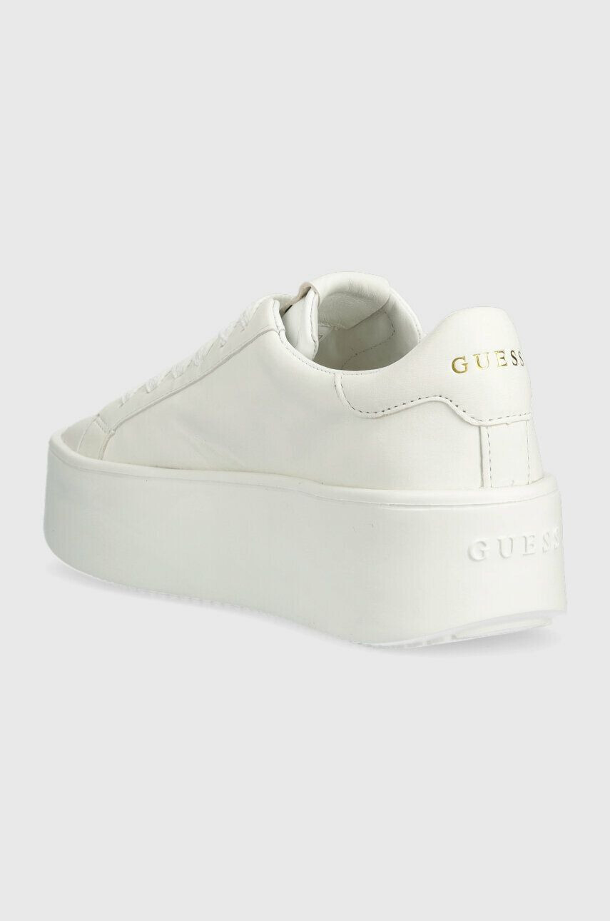 Guess Kožené sneakers boty MARILYN bílá barva FL6MRI LEA12 - Pepit.cz