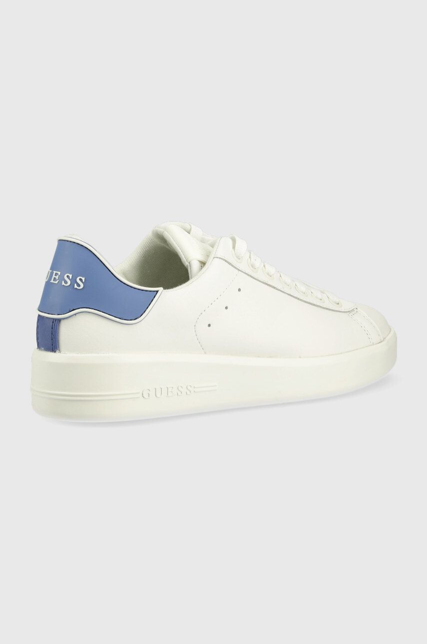 Guess Kožené sneakers boty Rockie bílá barva - Pepit.cz