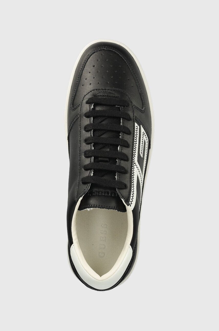 Guess Kožené sneakers boty Silea černá barva FM5SIL ELE12 BLACK - Pepit.cz