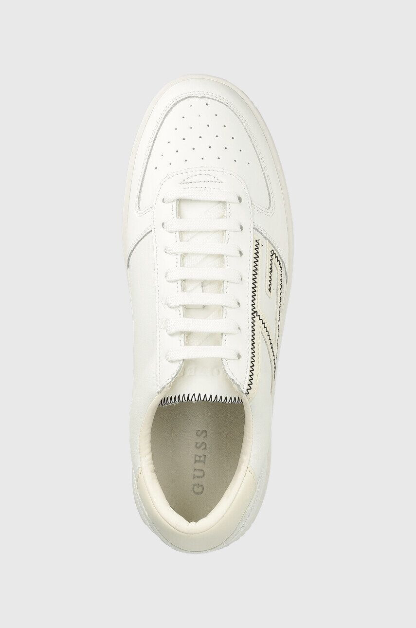 Guess Kožené sneakers boty Silea bílá barva FM5SIL ELE12 WHIWH - Pepit.cz