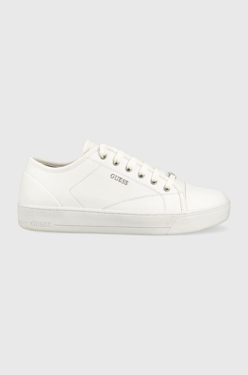 Guess Kožené sneakers boty Udine bílá barva FM5UDI LEA12 WHITE - Pepit.cz