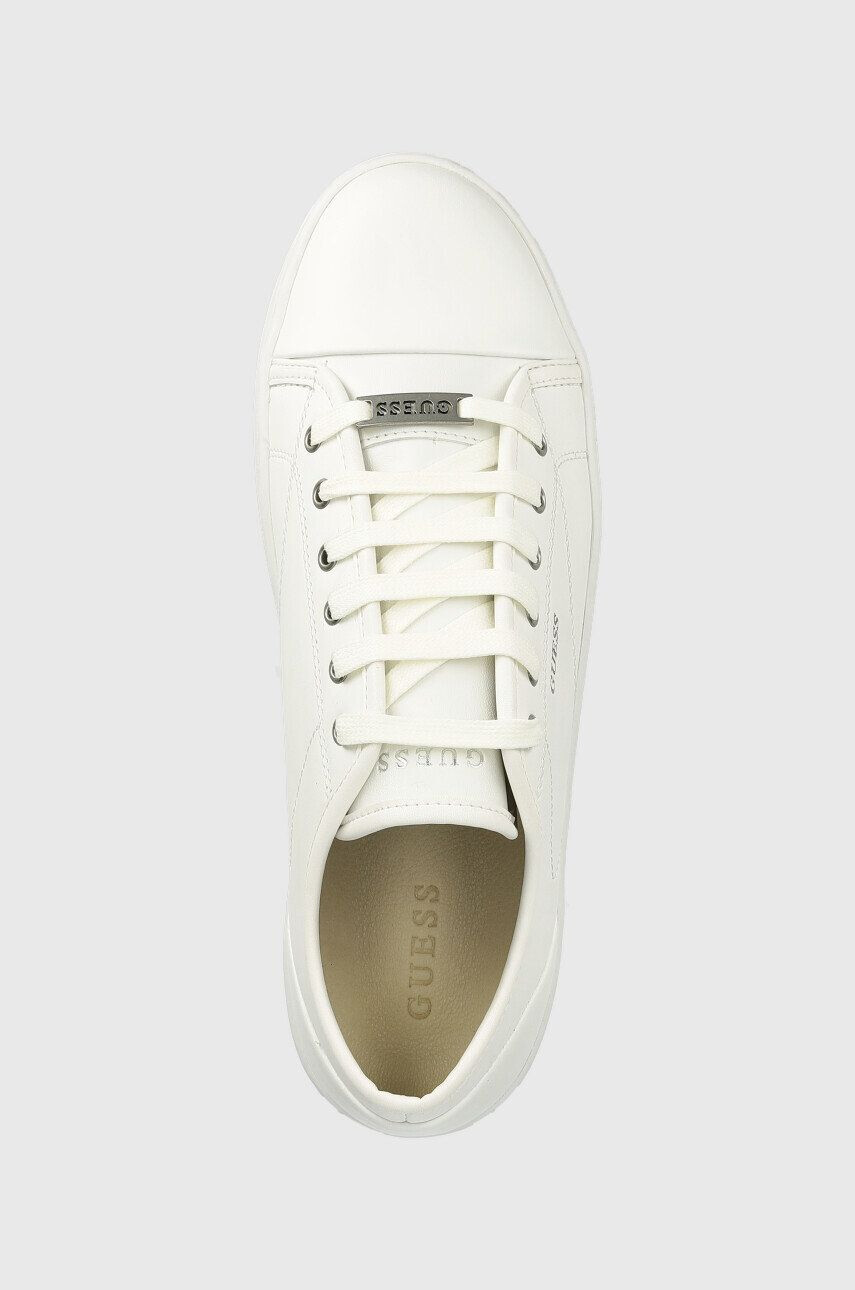 Guess Kožené sneakers boty Udine bílá barva FM5UDI LEA12 WHITE - Pepit.cz