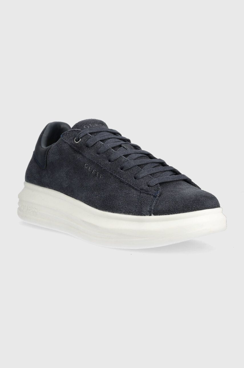 Guess Kožené sneakers boty Vibo - Pepit.cz