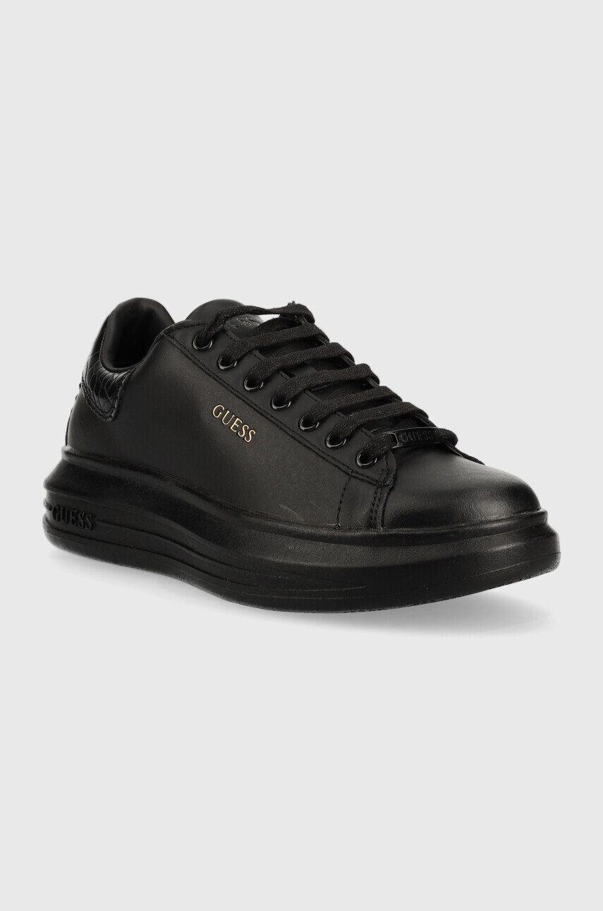 Guess Kožené sneakers boty Vibo - Pepit.cz