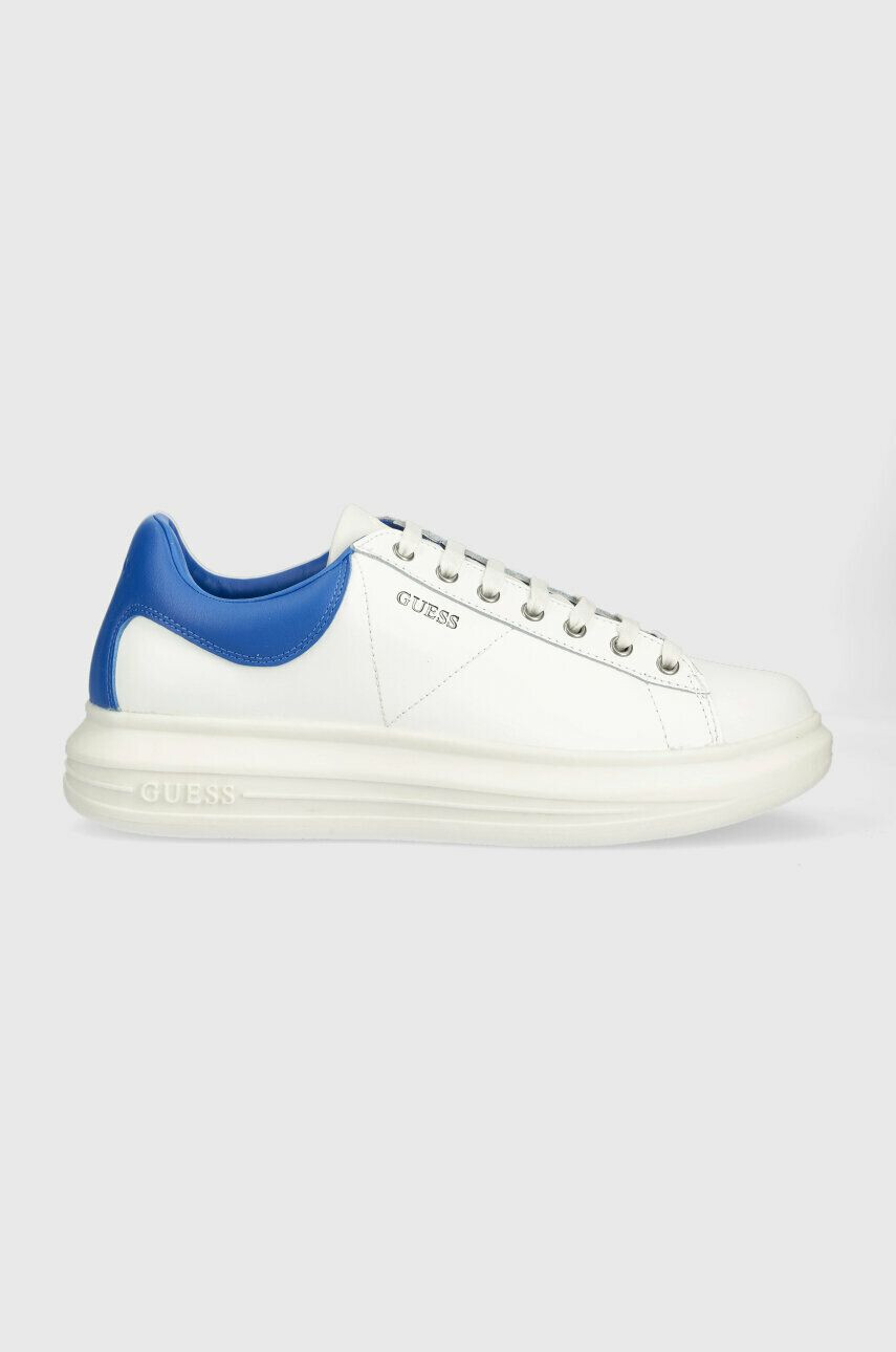 Guess Kožené sneakers boty VIBO bílá barva FM6VIB ELL12 - Pepit.cz