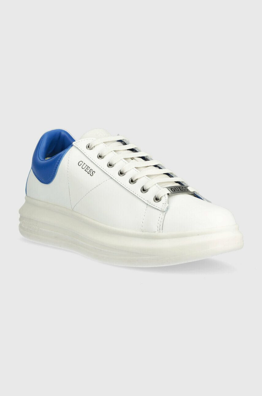 Guess Kožené sneakers boty VIBO bílá barva FM6VIB ELL12 - Pepit.cz