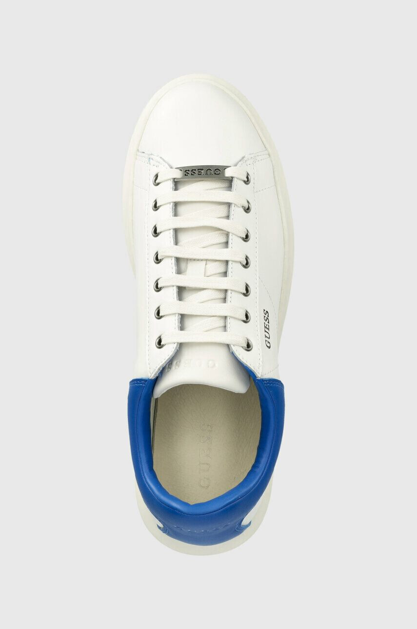 Guess Kožené sneakers boty VIBO bílá barva FM6VIB ELL12 - Pepit.cz