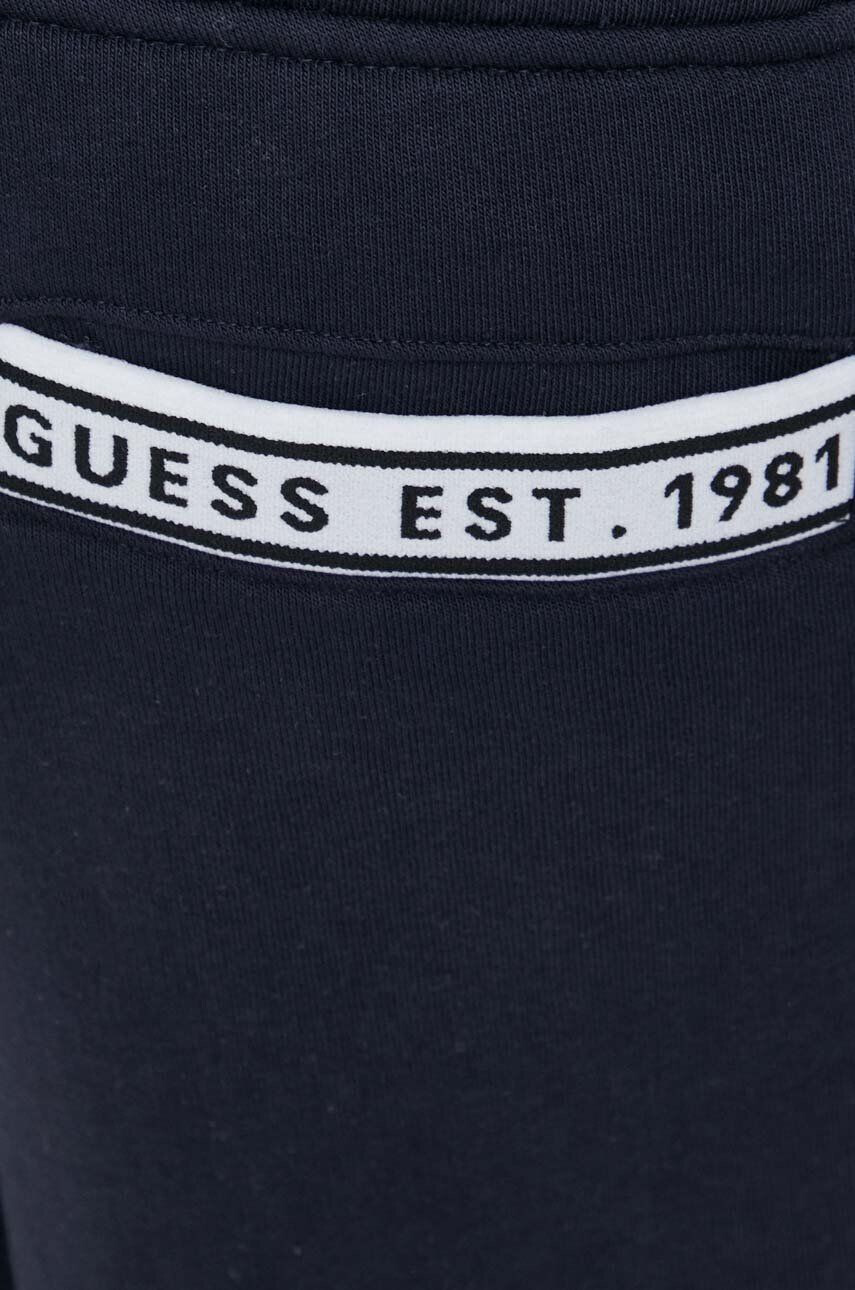 Guess Kraťasy dámské růžová barva vzorované high waist - Pepit.cz