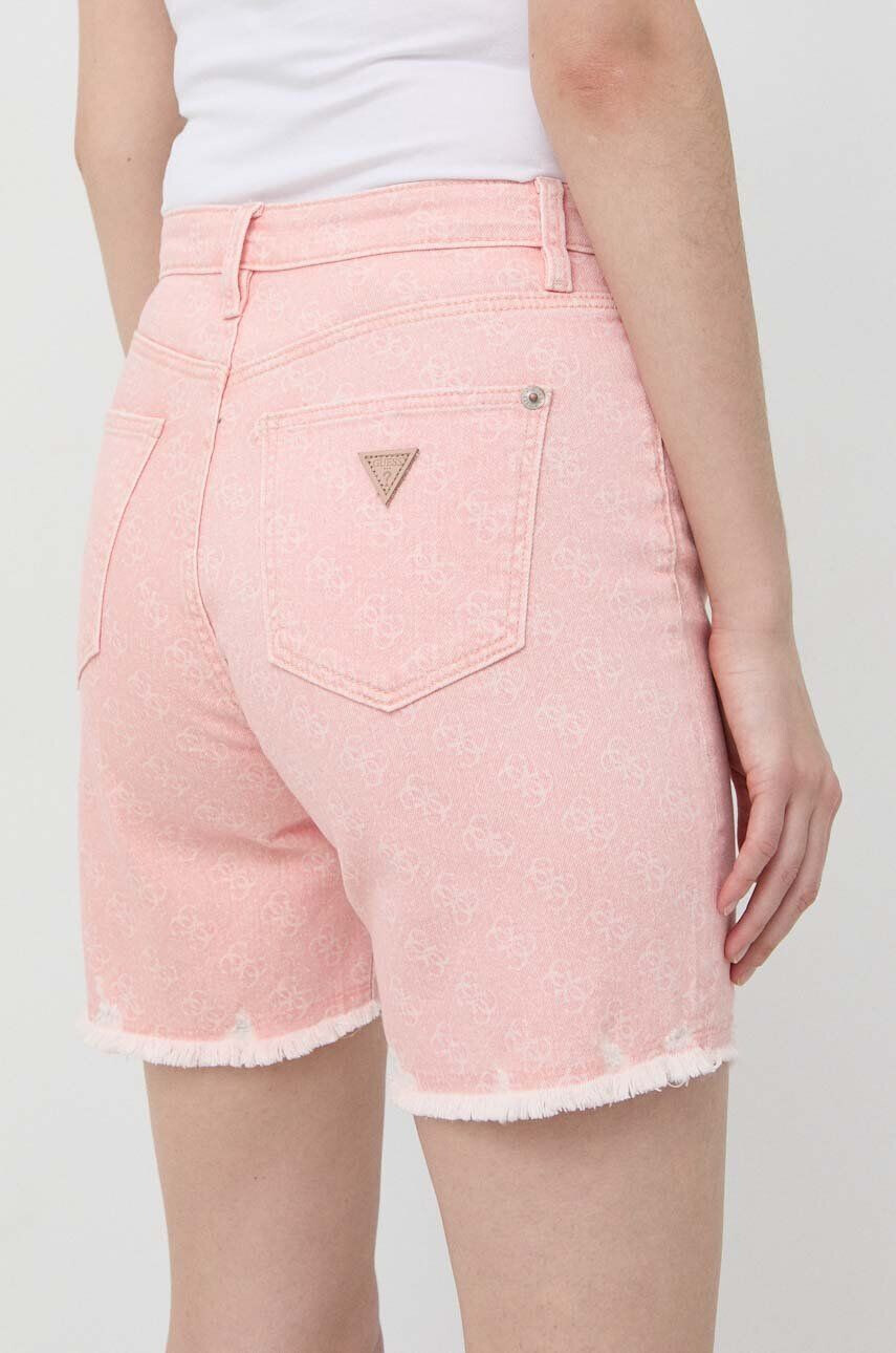 Guess Kraťasy dámské černá barva hladké high waist - Pepit.cz