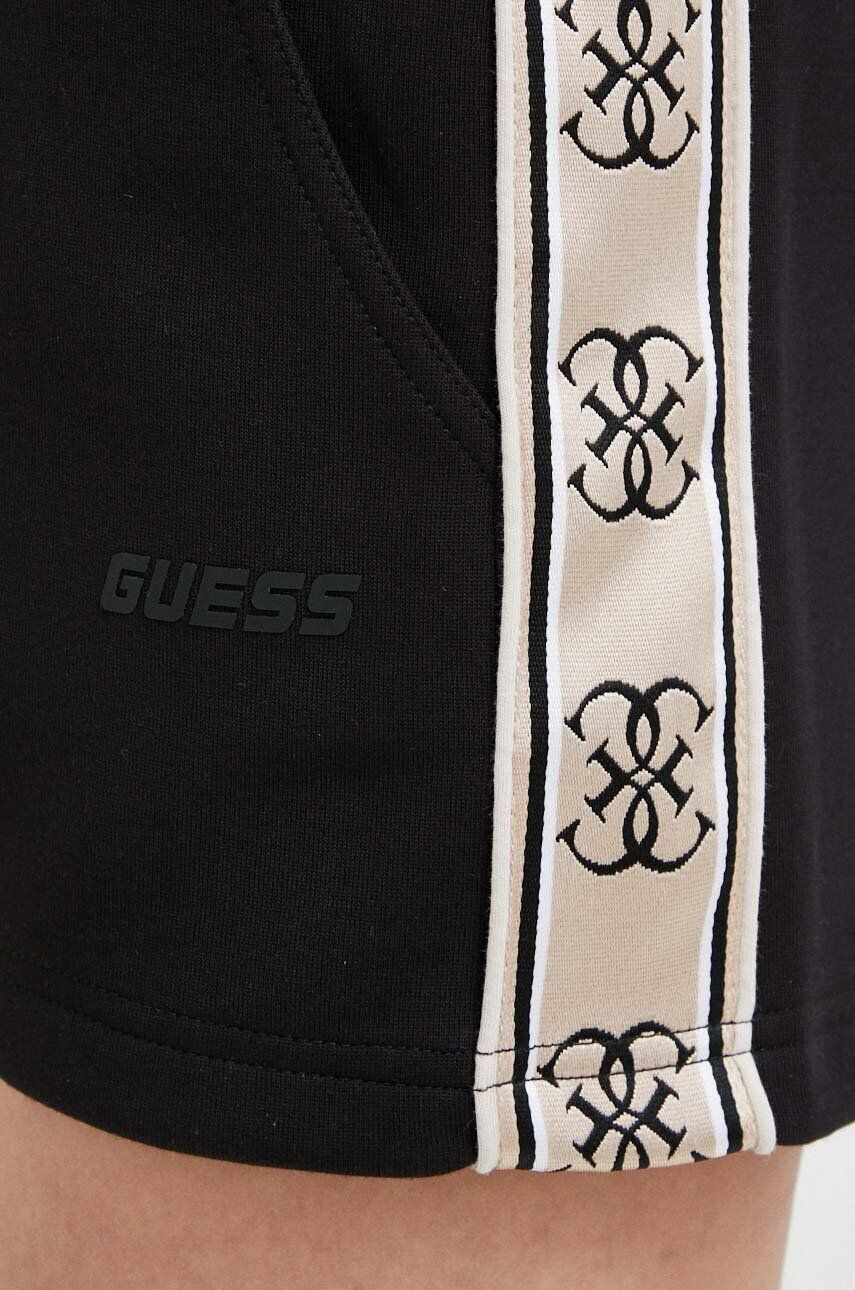 Guess Kraťasy dámské žlutá barva hladké high waist - Pepit.cz