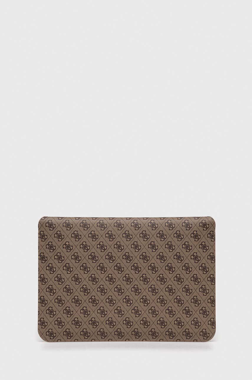 Guess Obal na notebook Sleeve 13''/14" hnědá barva - Pepit.cz