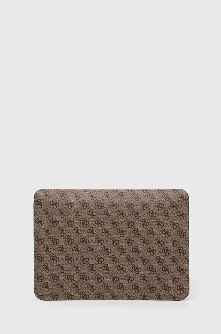 Guess Obal na notebook Sleeve 14" hnědá barva - Pepit.cz