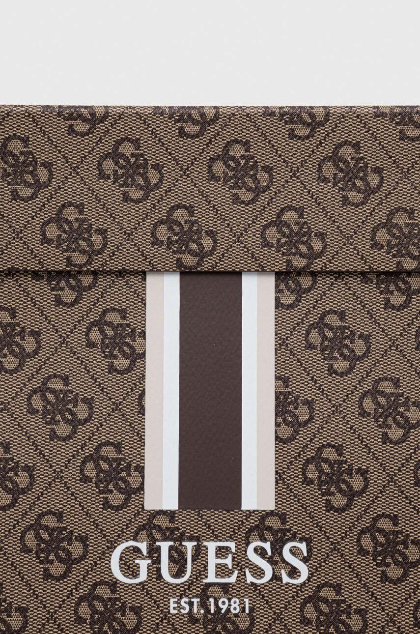 Guess Obal na notebook Sleeve 14" hnědá barva - Pepit.cz