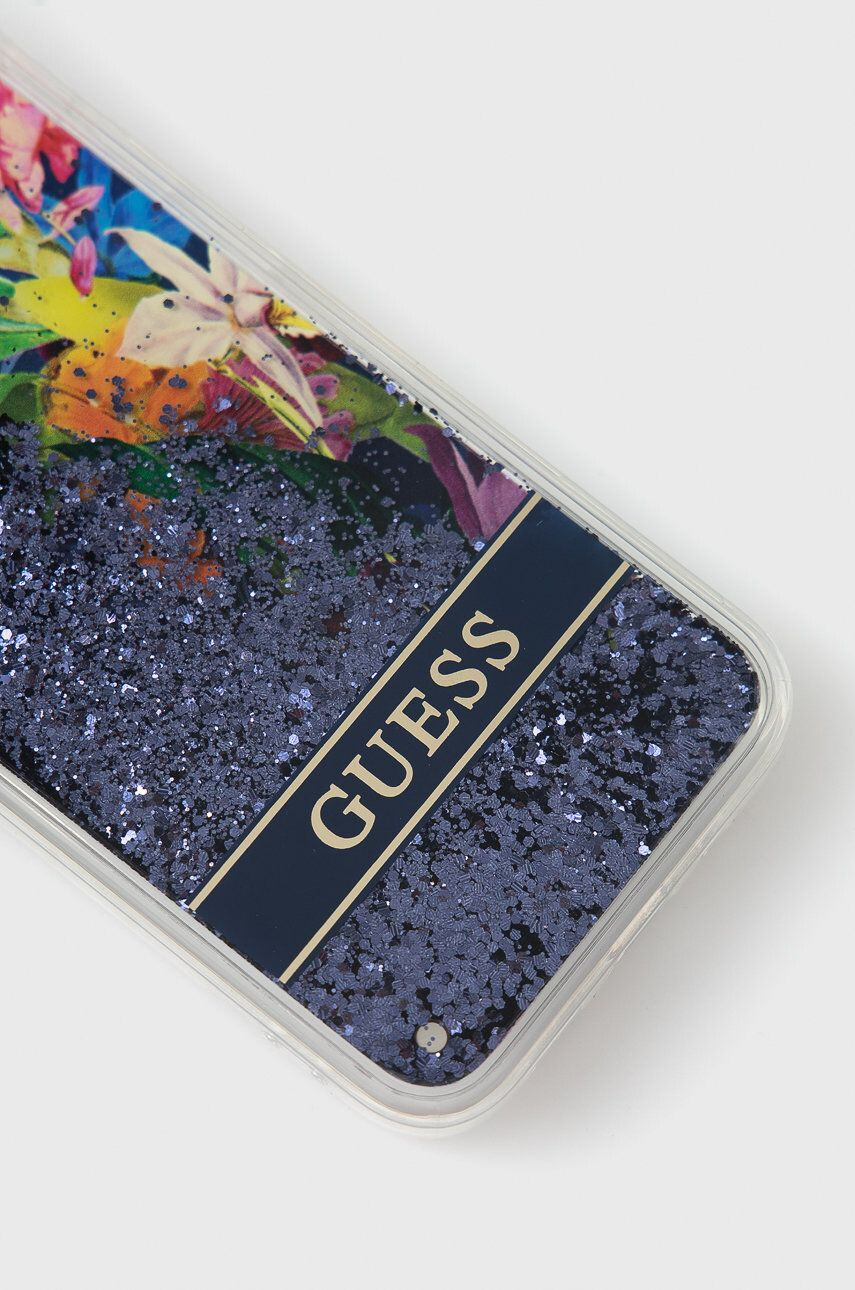 Guess Obal na telefon Iphone 13 Mini 54 tmavomodrá barva - Pepit.cz