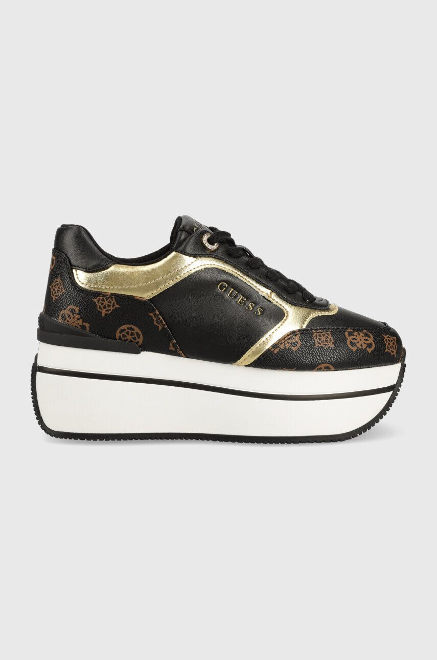 Guess Sneakers boty CAMRIO černá barva FL7CMR FAL12 - Pepit.cz