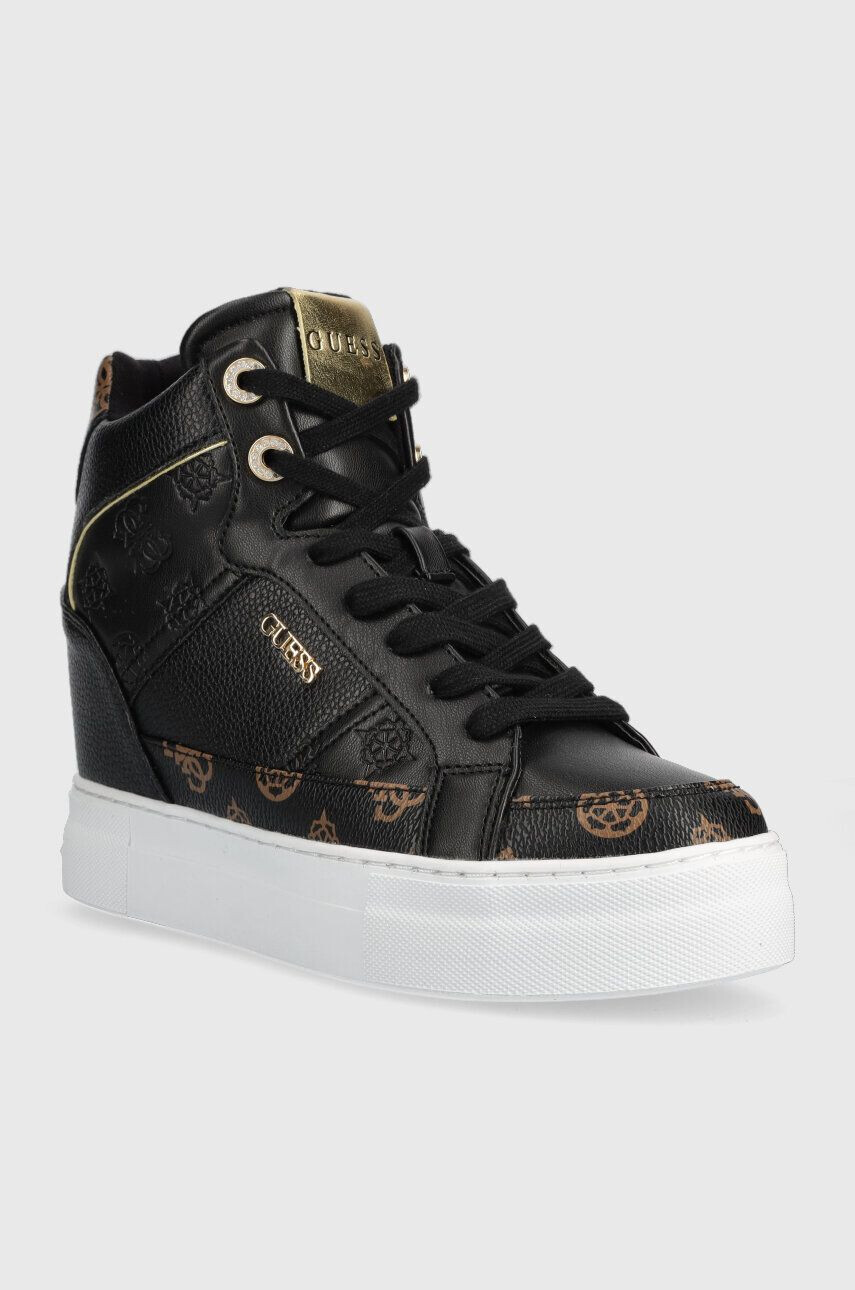 Guess Sneakers boty FRIDAN černá barva FL7FRI FAL12 - Pepit.cz