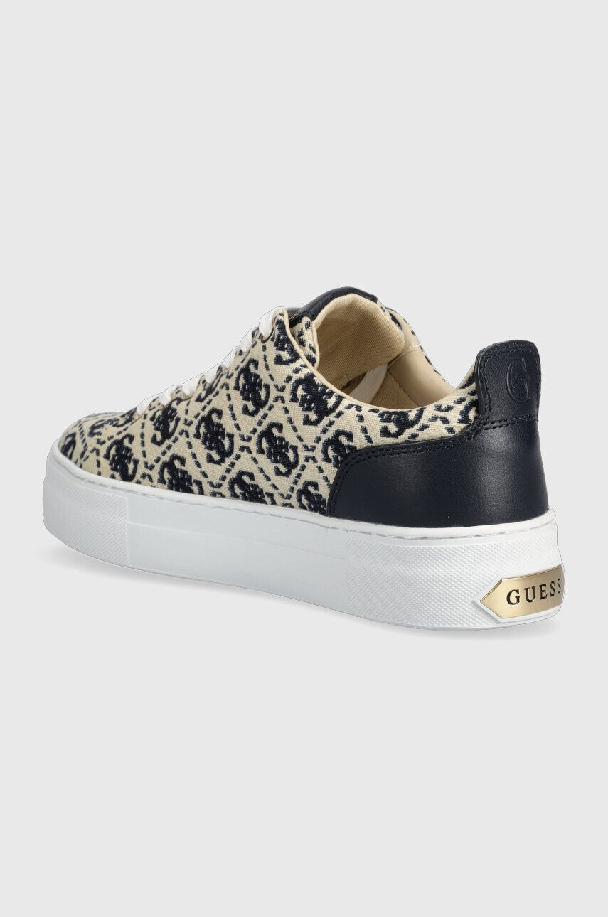 Guess Sneakers boty FL7G3N FAL12 béžová barva GIANELE3 - Pepit.cz