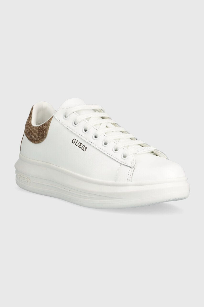 Guess Sneakers boty VIBO bílá barva FL7VIB LEA12 - Pepit.cz