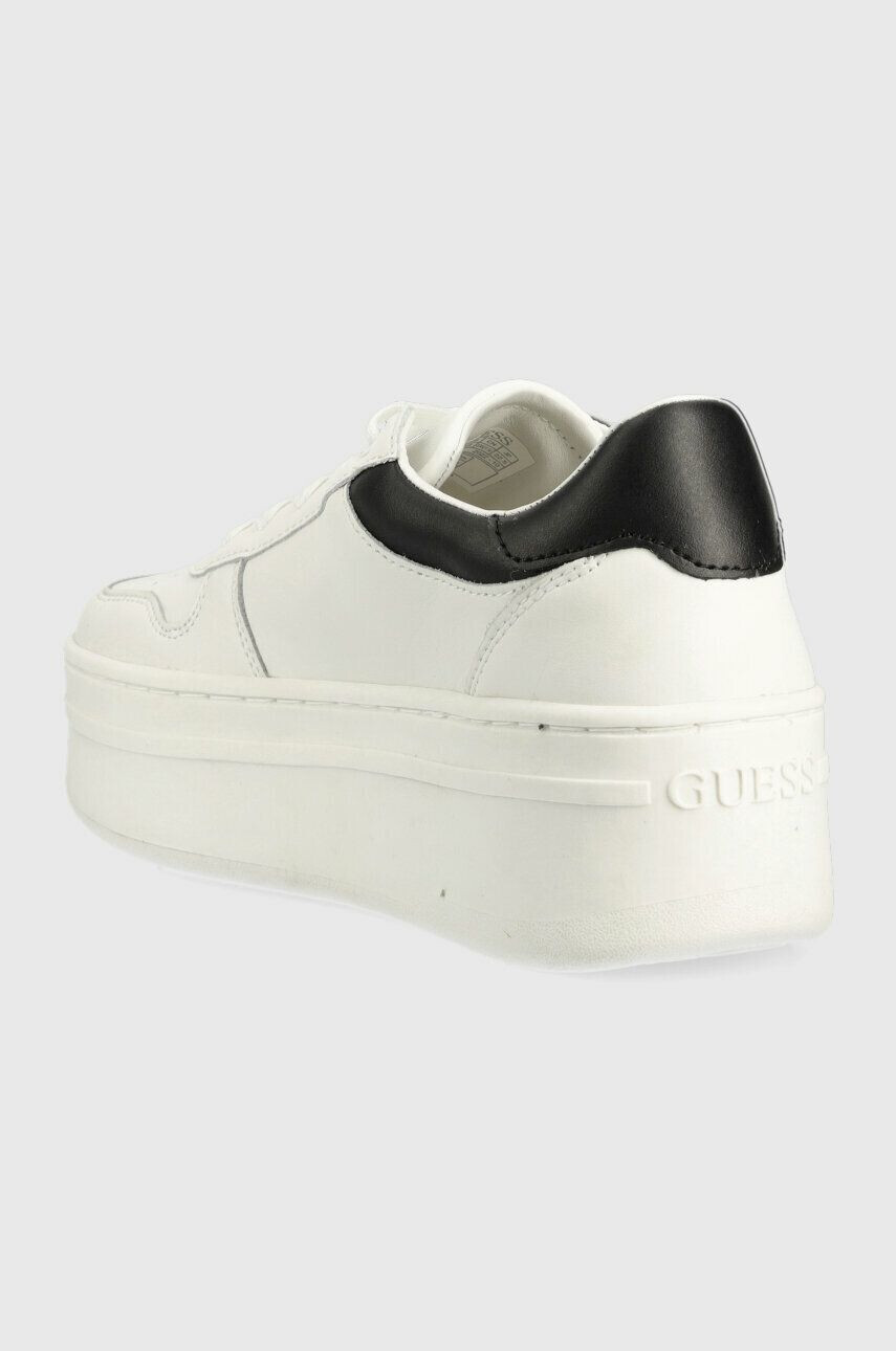 Guess Sneakers boty LIFET bílá barva FL6LIF LEA12 - Pepit.cz