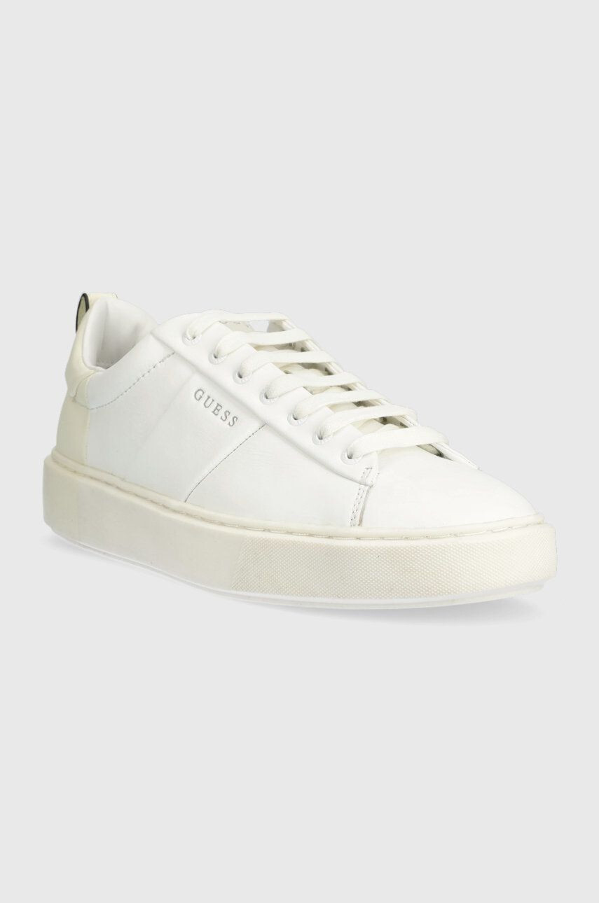 Guess Sneakers boty New Vice bílá barva FM5NVI LEA12 WHIWH - Pepit.cz