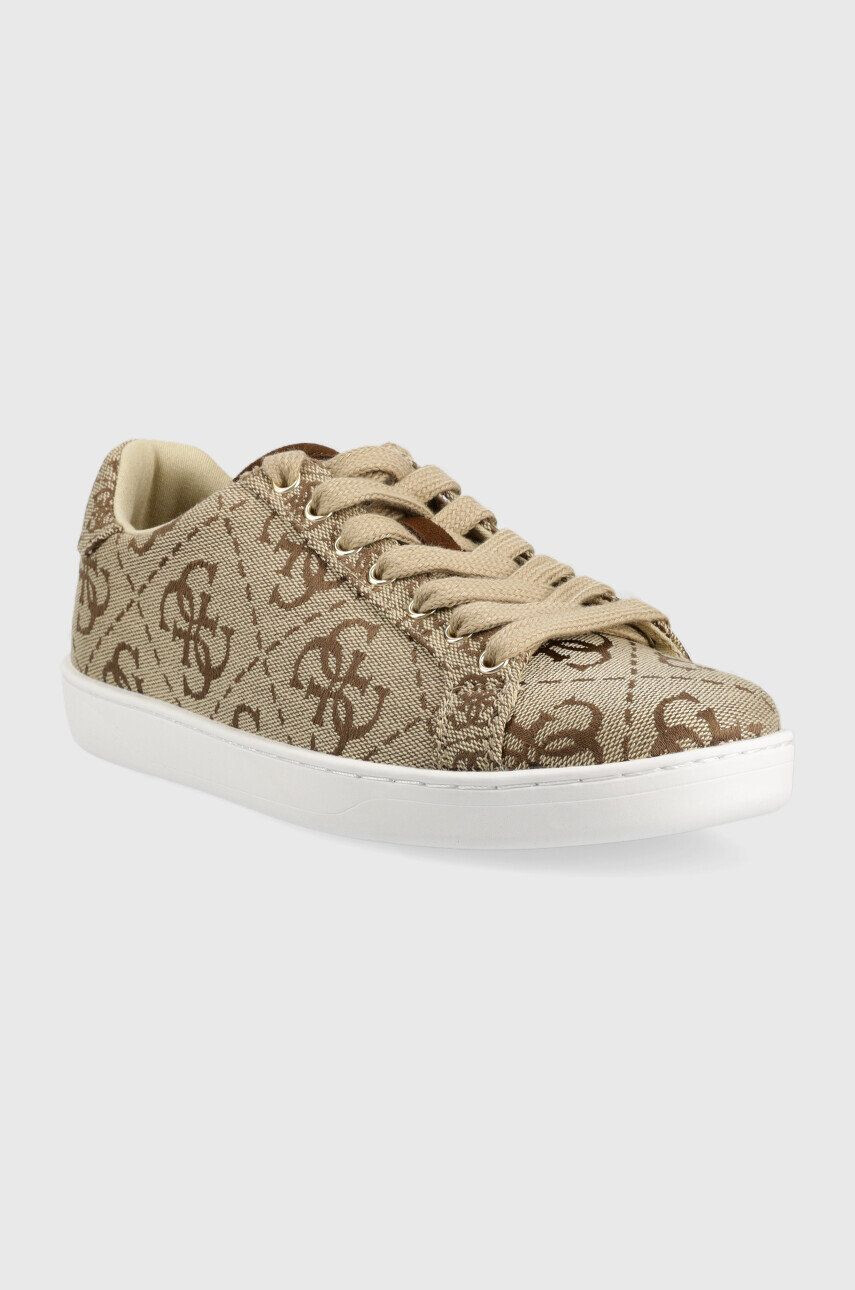 Guess Sneakers boty Rosalia6 béžová barva - Pepit.cz