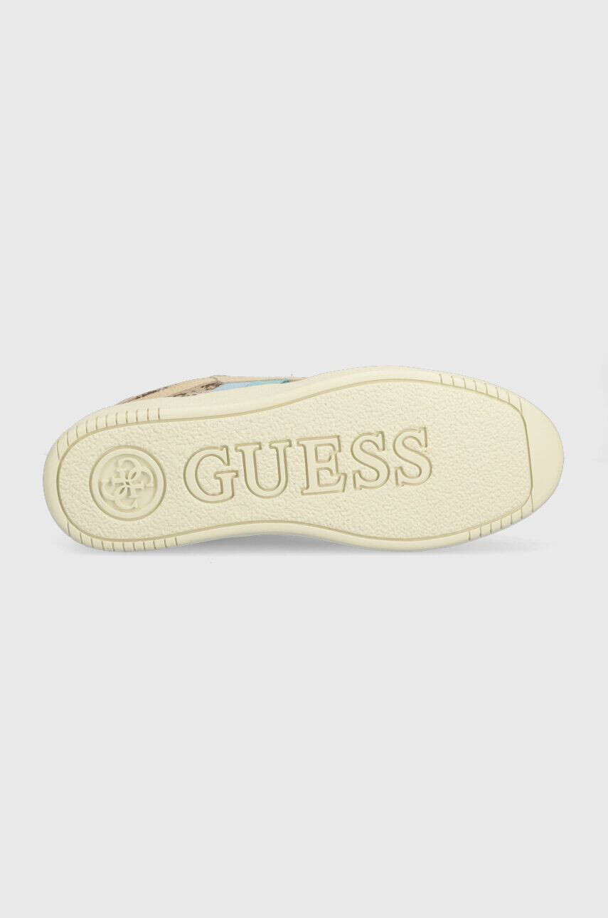 Guess Sneakers boty SISTY béžová barva FL6SIS FAL12 - Pepit.cz