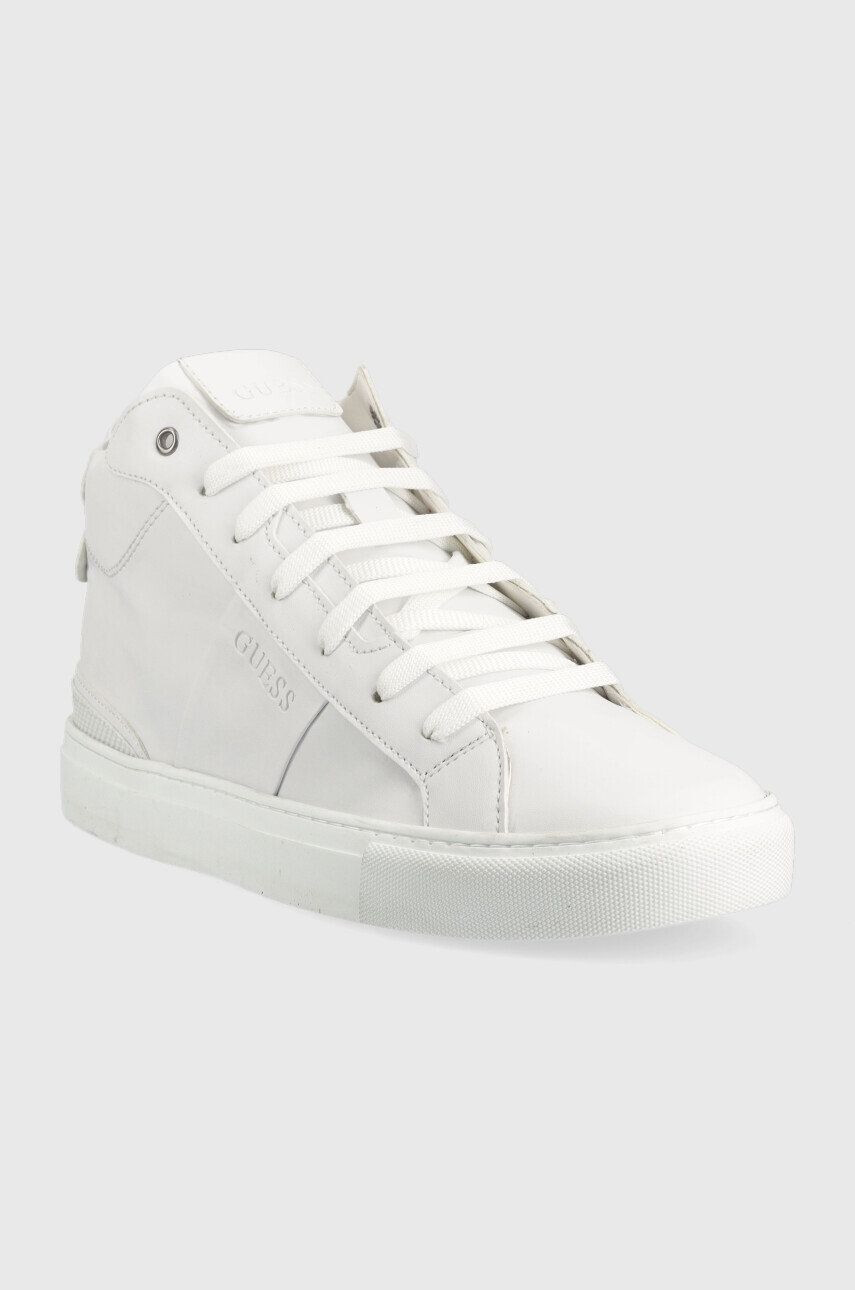 Guess Sneakers boty Todi Mid bílá barva FM5TOM ELE12 OFFWH - Pepit.cz