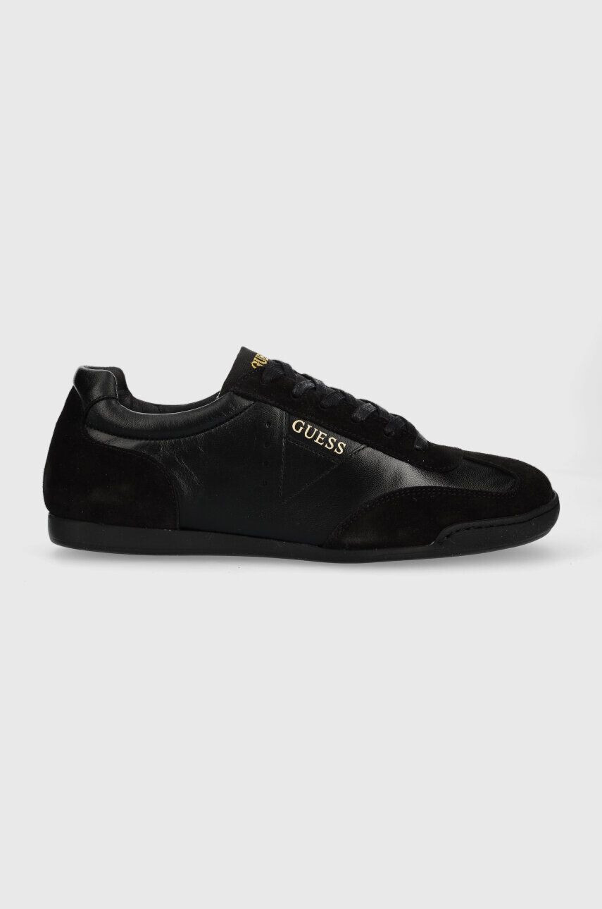 Guess Sneakers boty VERTIGO černá barva FM6VET LEA12 - Pepit.cz