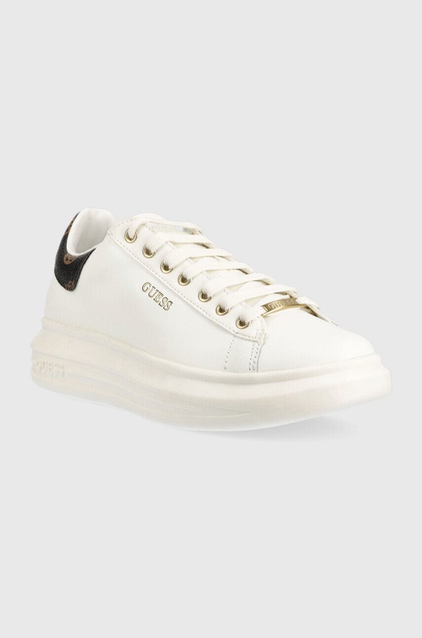 Guess Sneakers boty VIBO bílá barva FL7RNO FAL12 - Pepit.cz