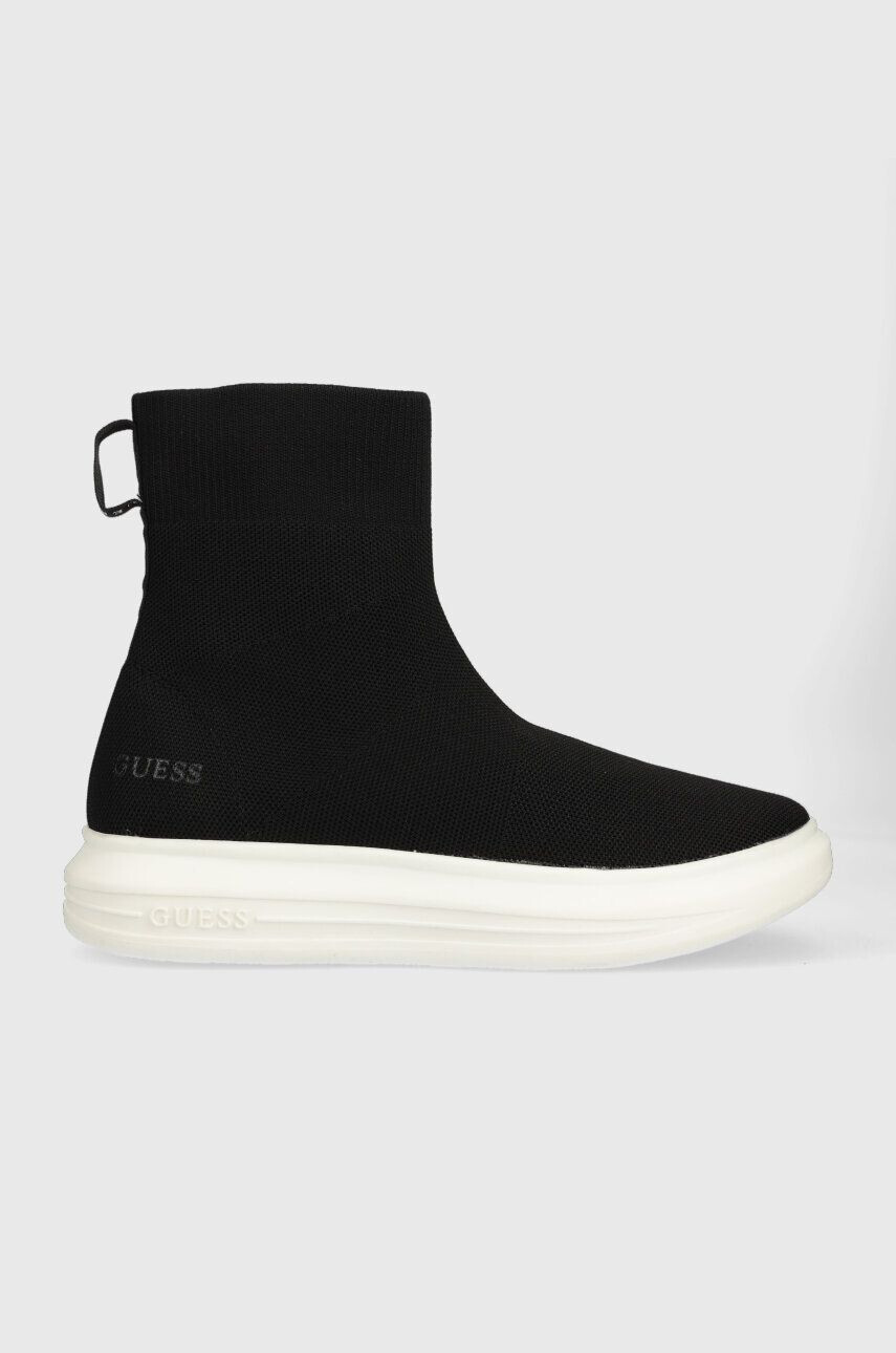 Guess Sneakers boty VIBO SOCK černá barva FM6VSO FAB12 - Pepit.cz