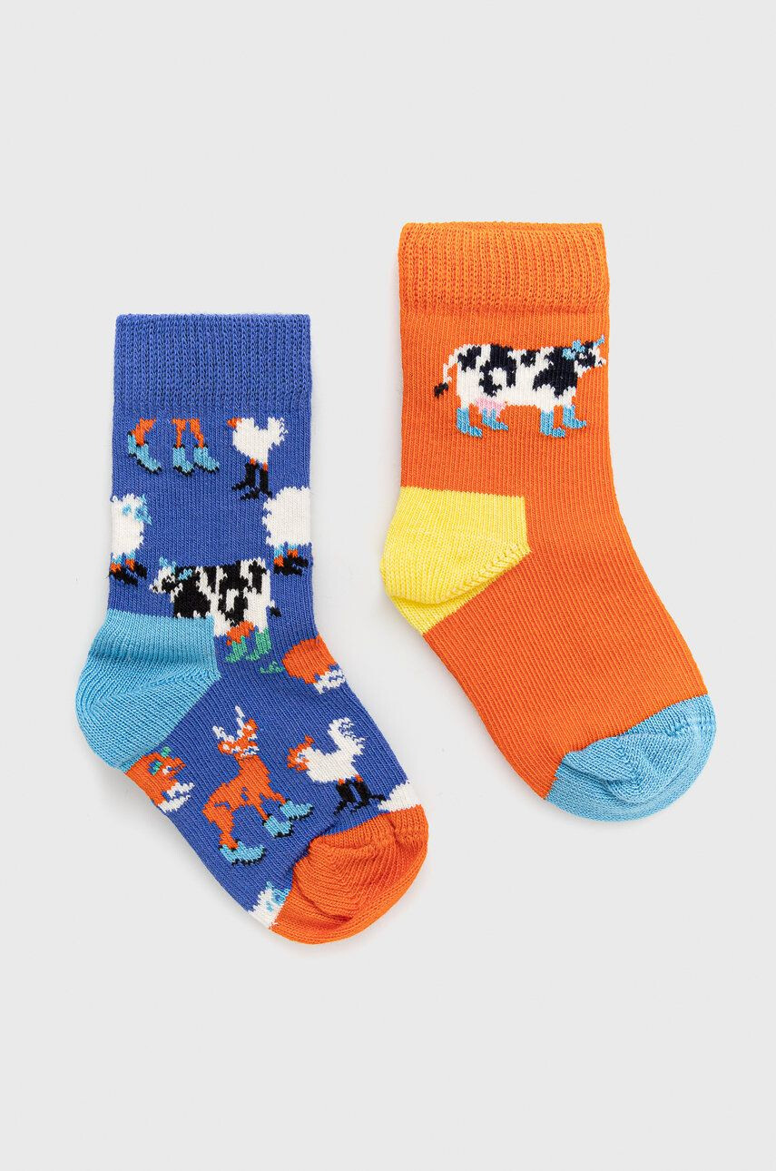 Happy Socks Dětské ponožky Farmlife (2-Pack) - Pepit.cz