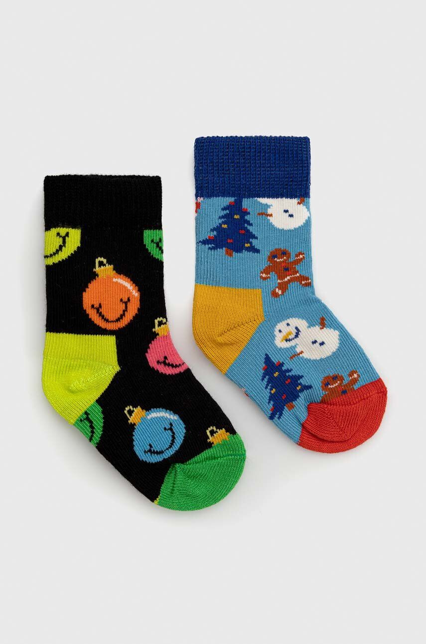 Happy Socks Dětské ponožky Holiday 2-pack - Pepit.cz