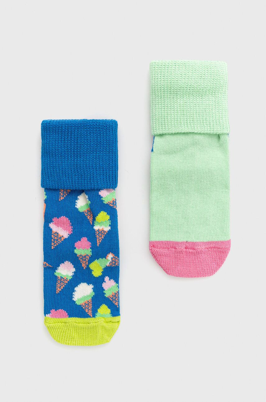 Happy Socks Dětské ponožky Ice Cream Anti Slip (2-pak) - Pepit.cz