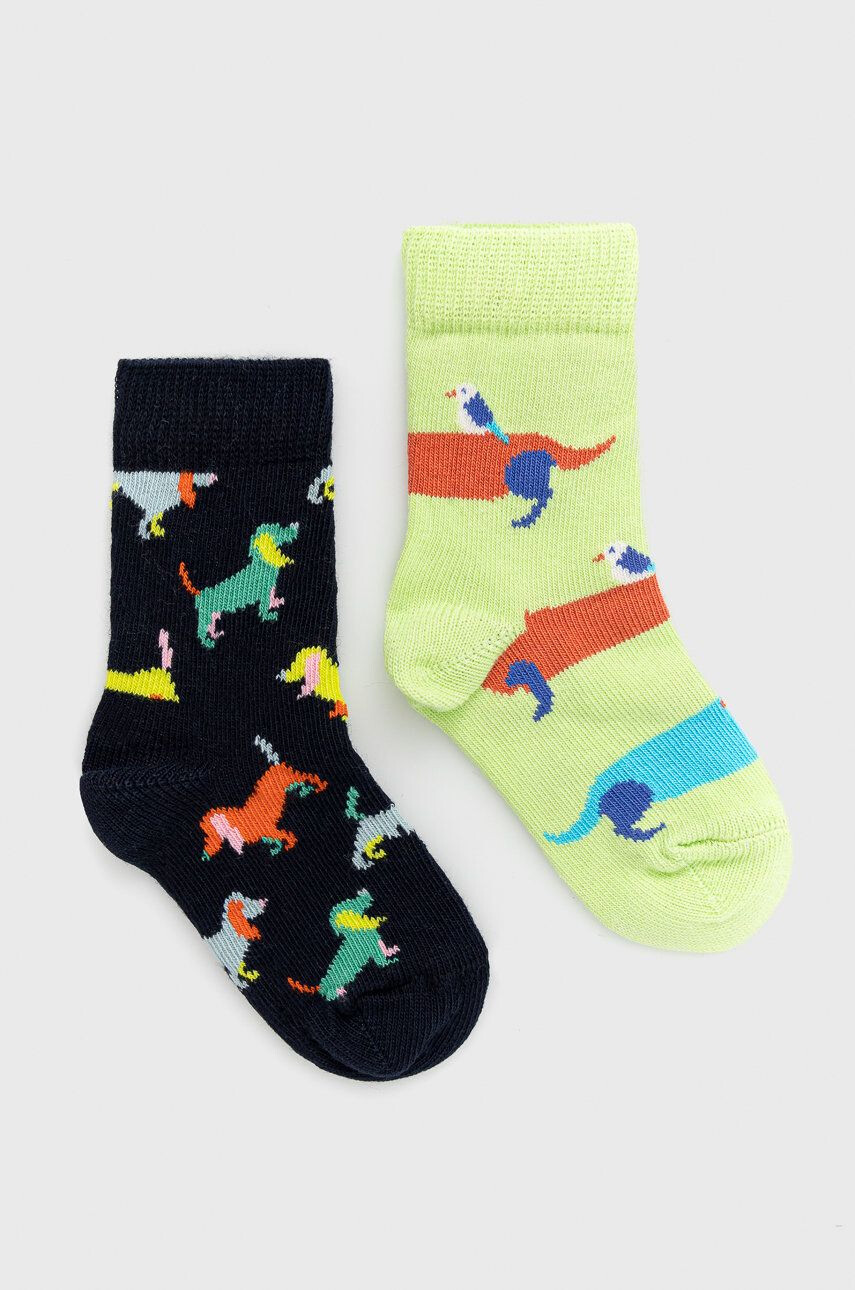 Happy Socks Dětské ponožky Kids Dogs (2-Pack) - Pepit.cz