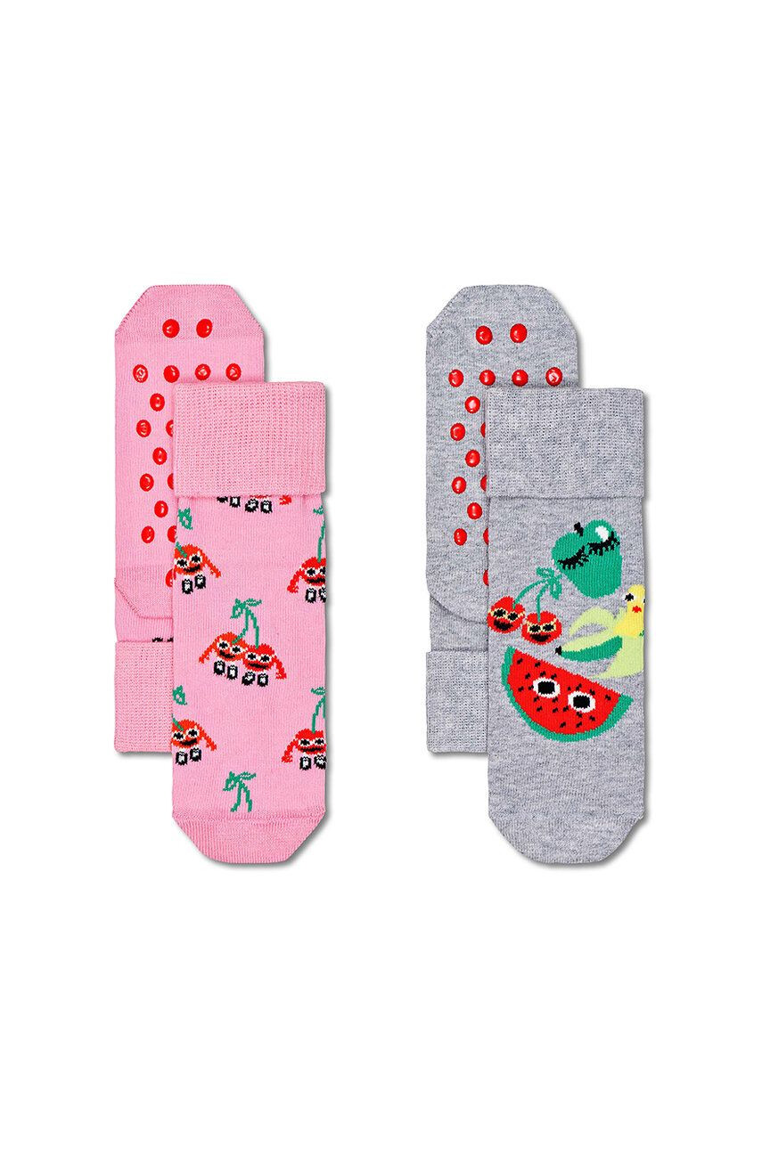 Happy Socks Dětské ponožky Kids Fruit Mix (2-pack) - Pepit.cz