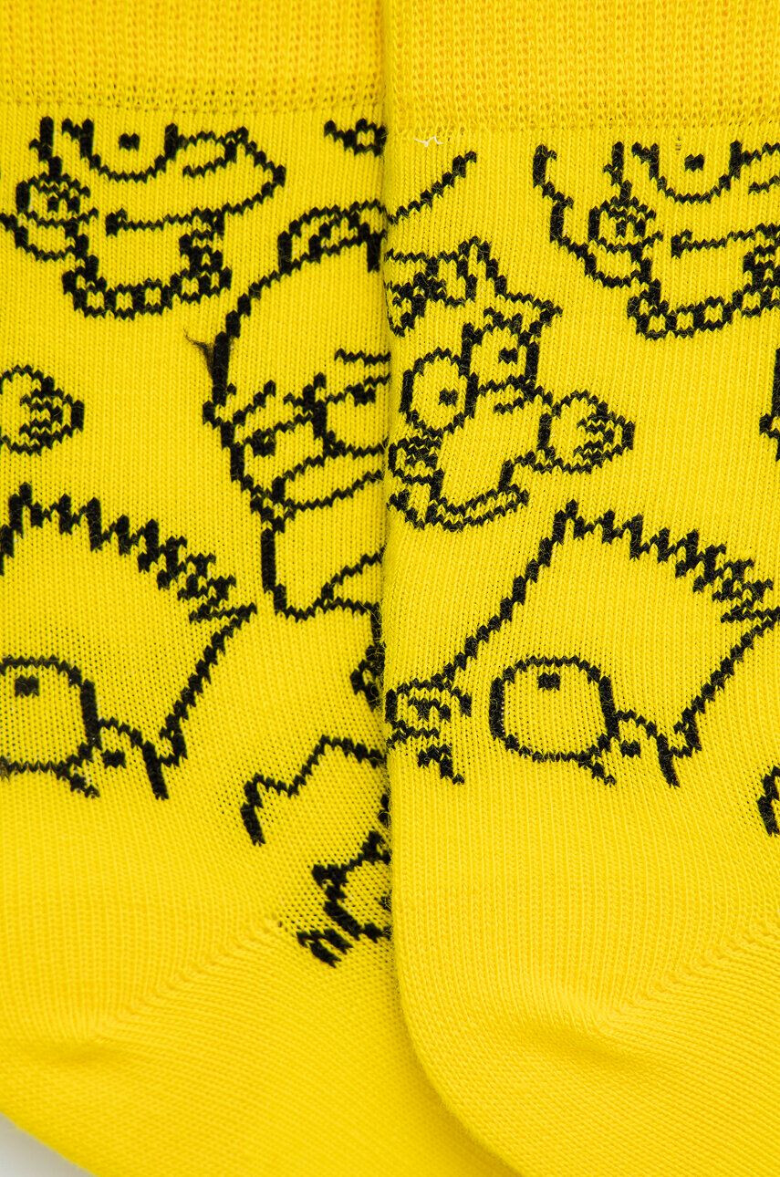 Happy Socks Dětské ponožky The Simpsons Family Kids žlutá barva - Pepit.cz