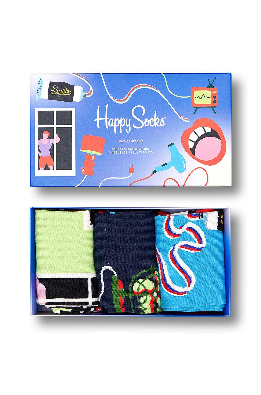 Happy Socks Ponožky Home Edition (3-pack) - Pepit.cz