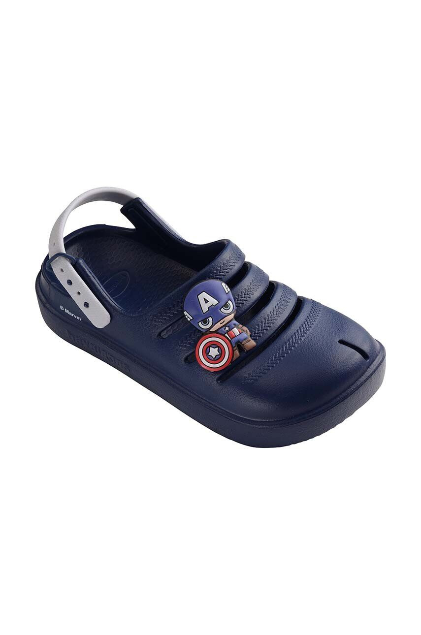 Havaianas Dětské pantofle CLOG MARVEL tmavomodrá barva - Pepit.cz