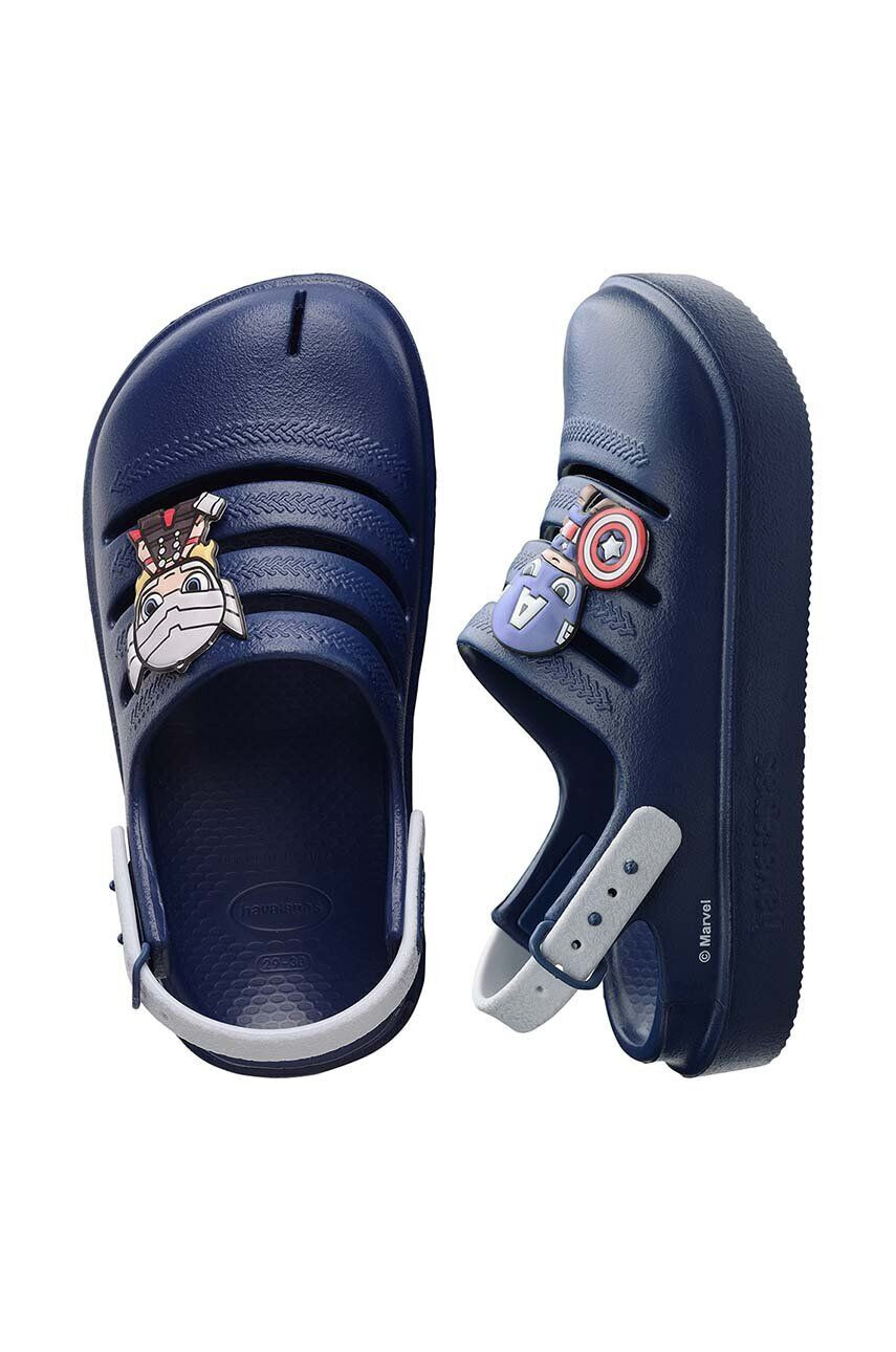 Havaianas Dětské pantofle CLOG MARVEL tmavomodrá barva - Pepit.cz