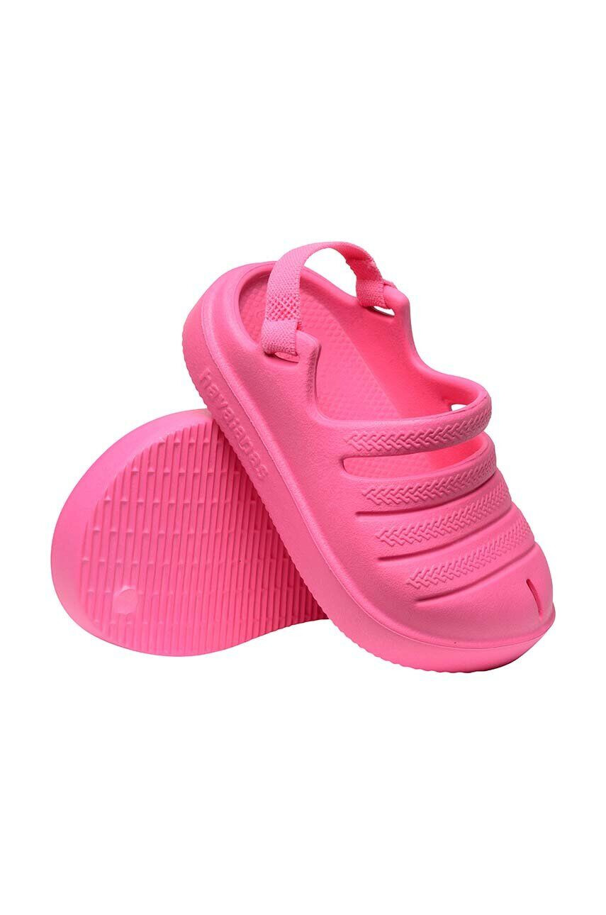 Havaianas Dětské sandály CLOG žlutá barva - Pepit.cz