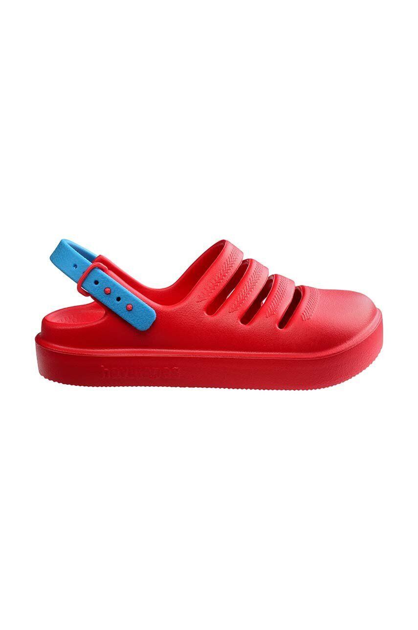 Havaianas Dětské sandály CLOG červená barva - Pepit.cz